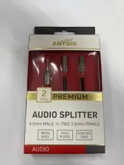 ANTSIG PREMIUM 2 WAY AUDIO SPLITTER - AP4006 - NEW