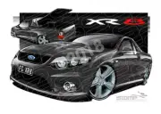 Ford Ute FG XR8 UTE FG XR8 FALCON UTE EGO A3 FRAMED PRINT (FT202B)