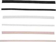 [ANDRESLAD] Bra Extender 3 Row Bra Extension Strap Eyes Soft Extension for Diy Sewing