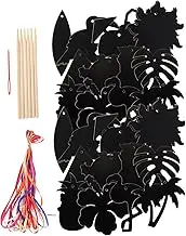 1Set Scratch Paper Art DIY Summer Craft for Vibrant Beach Pool Party Decoration Creative Activity for Tropical Themed Celebrations for Party Bag