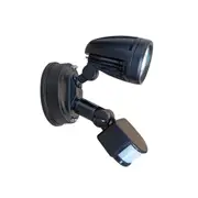 Imber Black Single Spotlight with Sensor
