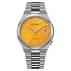 Citizen Tsuyosa Automatic 40mm Silver Yellow Stainless Steel Watch NJ0150-81Z