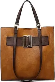[JESSWOKO] Luxury Leather Handbag Womens Purses Top-handle Bag Large Tote Bags Shoulder Bag Designer Handbags for Women