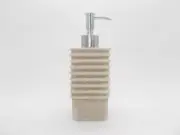 Premium Carved Stone Unique Shape Liquid Soap Dispenser 450 ml Brown
