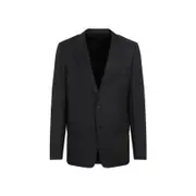 [Lanvin] Lanvin-Grey Single Breasted Tailored Virgin Wool Jacket-Uomo 52 IT