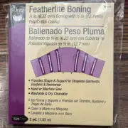 DRITZ Featherlite Boning 1/4" White 2 Yards #565-9 New In Packaging SEALED