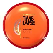DISC GOLF AXIOM FISSION TIME-LAPSE DISTANCE DRIVER 159g ORANGE W/ RED RIM