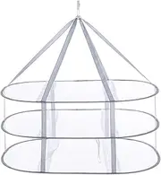 Cabilock Clothes Hanging Dryer Mesh Drying Rack Laundry Drying Rack Hanger Foldable