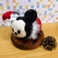 在飛比找Yahoo!奇摩拍賣優惠-迪士尼Tsum Tsum鉤織小玩偶-毛線娃娃聖誕米妮