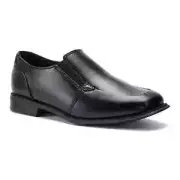 Boys' Slip-On Dress Shoes Black Size 1 Free shipping