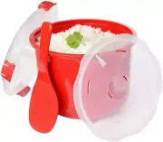 Sistema Microwave Collection Rice Cooker, 87.2 oz./2.6 L, Red