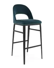 Moe's Home Collection Roger Velvet Barstool
