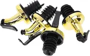 CIYODO 4pcs Oil Bottle Stopper Nozzle Leakproof Pourer for Olive Oil Vinegar and Sauce Dispenser for Kitchen Use Easy Maintenance Fits Various Bottles