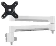 Atdec AWM-A71 710mm Long Swing Monitor Arm, Adjustable Tilt and Pan, White