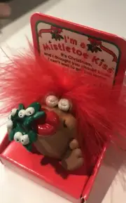 "I'm a Mistletoe Kiss" - The Hug Factory Collectible Figure NIP Christmas
