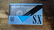 Akai SX 90 Minute Super Low Noise Blank Audio Cassette Tape Brand New Sealed