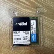 CRUCIAL CT2K32G4S266M 64GB Kit DDR4-2666 New