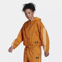 在飛比找博客來優惠-ADIDAS FUTURE ICONS 女 連帽外套 黃 H