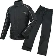 ROUGH & ROAD RR7811 Motorcycle Rain Suit, Dual-Tex Compact Rain Suit