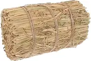 VINTORKY Outdoor Scene Decoration Straw Stool for Yard Garden Decor Haystack Photo Prop Autumn Style