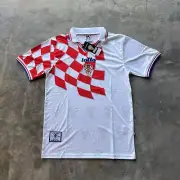 Croatia 1998-2000 Home Lotto Vintage Mens Football Jersey Shirt Soccer - L