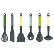 6pc Joseph & Joseph Elevate Carousel Erganomic Utensil Set w/ Storage Stand Opal