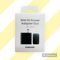 在飛比找蝦皮購物優惠-SAMSUNG 原廠 35W 雙孔快充旅充頭 USB-C &