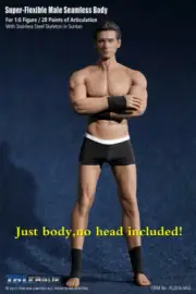 1/6 Seamless Male Body Muscular Action Figure Phicen For 12inch Doll Soldier