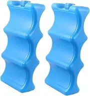 COLLBATH Reusable Ice Containers for Freezer 2 Pack Breast Storage Food Storage Ice Pack for Camping Office Travel