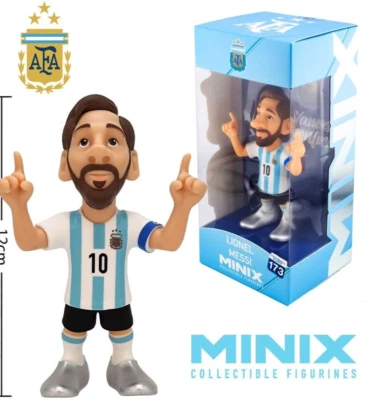 Messi Argentina MINIX Football figurine Doll World Cup AFA 10 Leo Lionel Barça