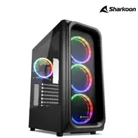 在飛比找momo購物網優惠-【Sharkoon 旋剛】TK5M RGB ATX電腦機殼(