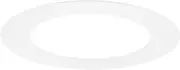 uxcell 1-Pack Goof Rings for 2 Inch Recessed Lights, 2.4" ID 3.6" OD Durable Steel Trim Ring Flush Mount White Can Light Trim Ring Cover for Ceiling Can Downlights