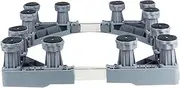 Lazycloud 1 Piece Washing Machine Stand Universal Mobile Fridge Base Anti-Vibrator Mobile Adjustable Base for Dryer Refrigerator