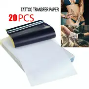 20PCS Tattoo Transfer Paper Stencil Carbon Thermal Tracing Hectograph Sheets