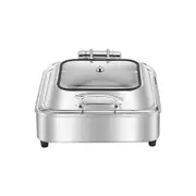 SOGA Stainless Steel Square Chafing Dish