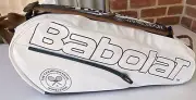 Babolat Racquet For 6 Wimbledon Bag (White/Grey)