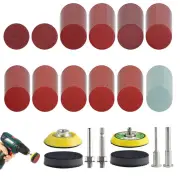244Pcs 2 Inch Sanding Discs Pads Kit 80-3000 Grit Alumina Polishing Pad for Dremel Rotary Tool Metal Wood Plastic