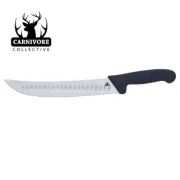 Carnivore Collective 10"/25cm Wide Blade Scalloped Cimeter Knife