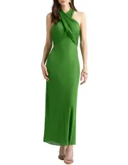 [David Lawrence] Evolet Dress in Lime