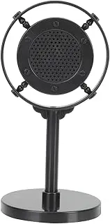 KONTONTY Vintage Microphone Model Prop Simulated Antique Microphone for Photo Shoots with Excellent Workmanship for Parties
