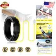 Heavy-Duty 65 Ft Electric Gutter Heating Cable with 6 Ft Lighted Power Plug