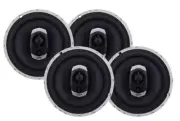 Sky High SH-C653 6.5" 3-way Coaxial Car Audio Speakers 4 Ohm 420 Watts 2 Pair