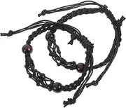 [JEWEDECO] 2pcs Adjustable Woven Mesh Bracelet Elastic Rope Elastic Cord for Jewelry Making Charm Holders for Women