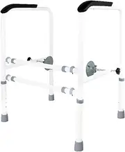 Toilet Safety Frame, Bathroom handrail Height Adjustable Auxiliary Frame Barrier-Free Disabled Safety handrail