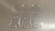 (3) Intel CPU Clamshell Tray Case Container For Intel 478 775 1150 1155 1156