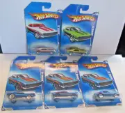 HOT WHEELS LOT OF 5 '67 CAMAROS UNIQUE & RARE SET OF 2009 SAME#03/10 VHTF MINT