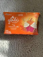 Glade Glade Jar Candle Air Freshener, Cozy Autumn Cuddle, 2 Candles, 3.4 Oz Each