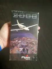 Vintage Piper Aircraft Airplane Aerospace Aviation VHS VCR Meridian Cub M400
