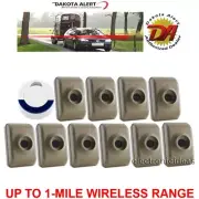 DAKOTA ALERT DCMA-4000 WIRELESS MOTION DRIVEWAY SECURITY ALARM - 10 SENSORS-NEW