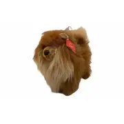 AURORA Plush Pomeranian Realistic Stuffed Animal Toy for Kids and Collectors